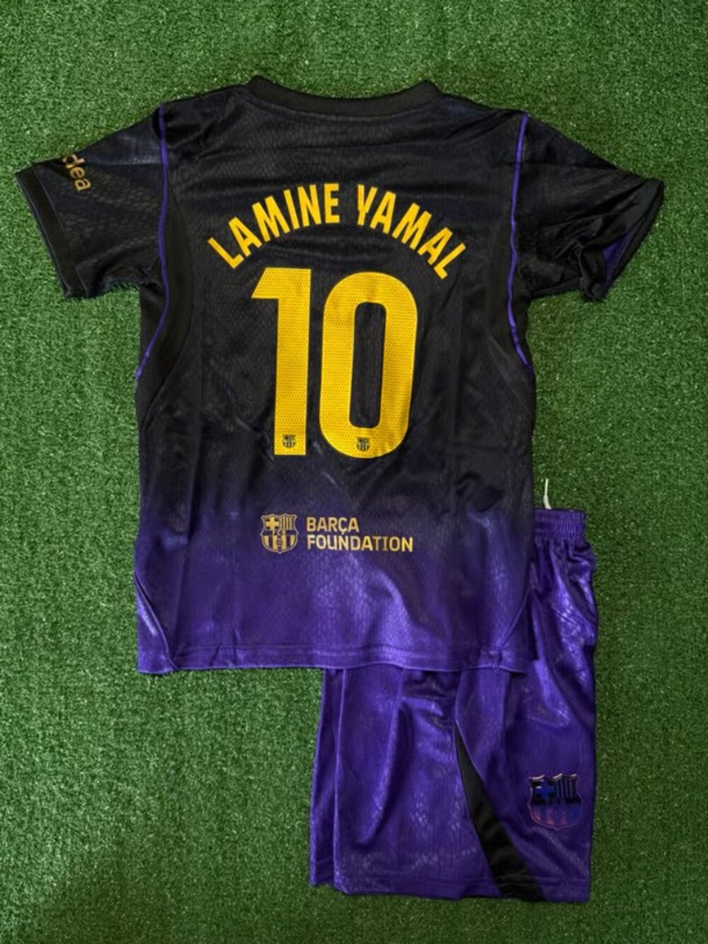 Lamine Yamal Away Kit 26 27 Soccer Jersey Short Set
